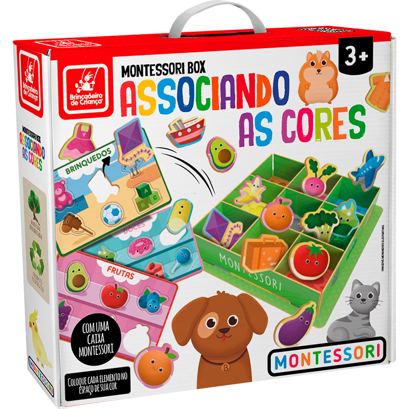 MONTESSORI BOX ASSOCIANDO AS CORES