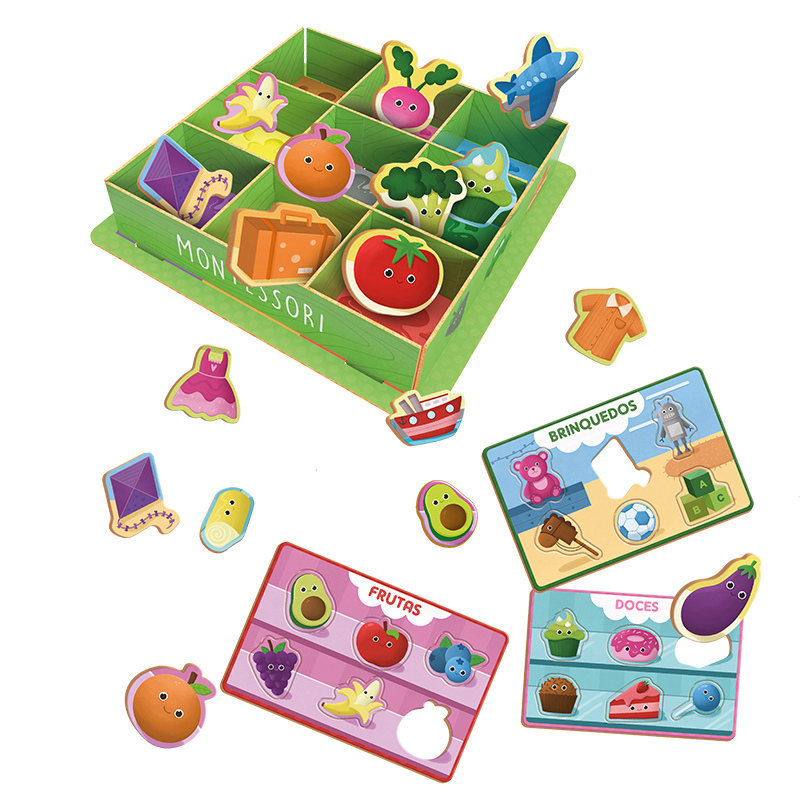 MONTESSORI BOX ASSOCIANDO AS CORES