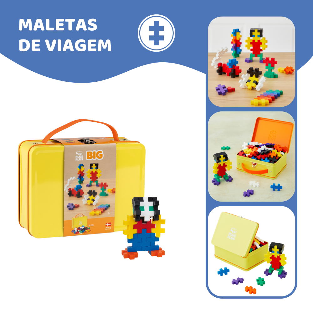 PLUSPLUS 70PCS MALETA DE METAL BASIC