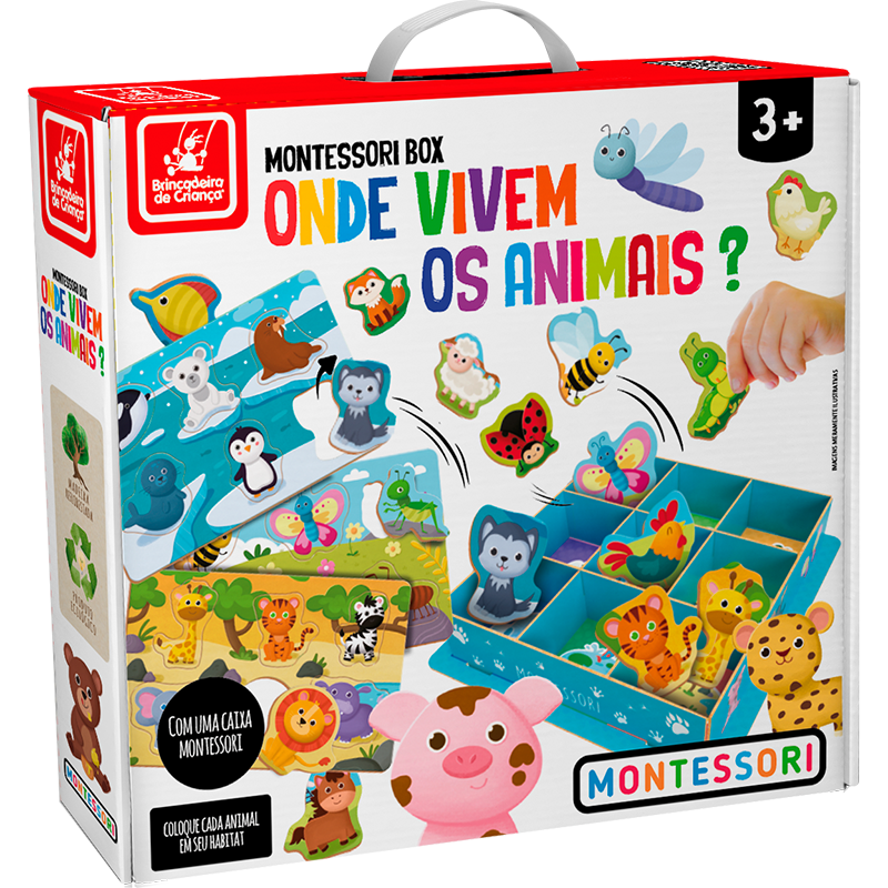 MONTESSORI BOX ONDE VIVEM OS ANIMAIS