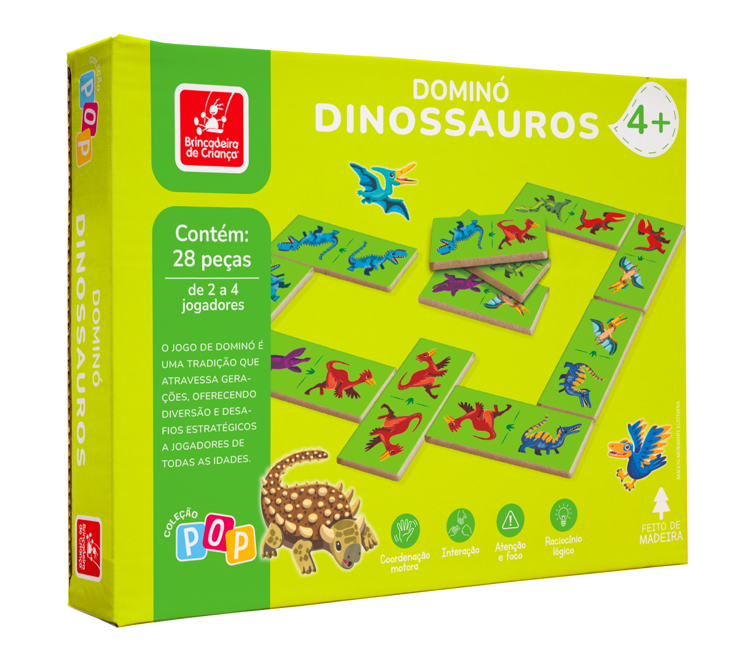 COLEÇÃO POP - DOMINÓ DINOSSAURO