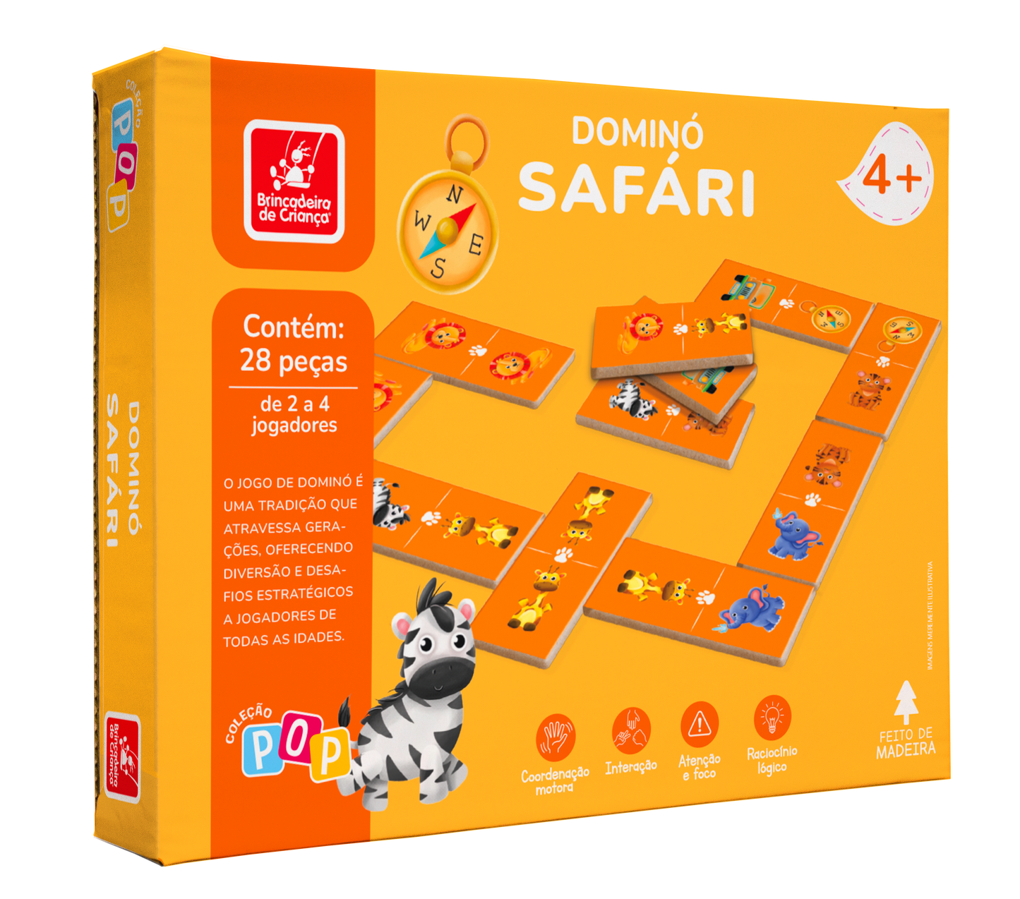 COLEÇÃO POP - DOMINÓ SAFARI