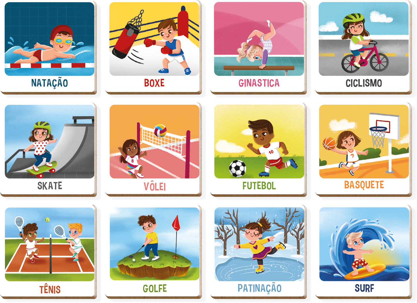 COLEÇÃO POP - JOGO DA MEMÓRIA ESPORTES