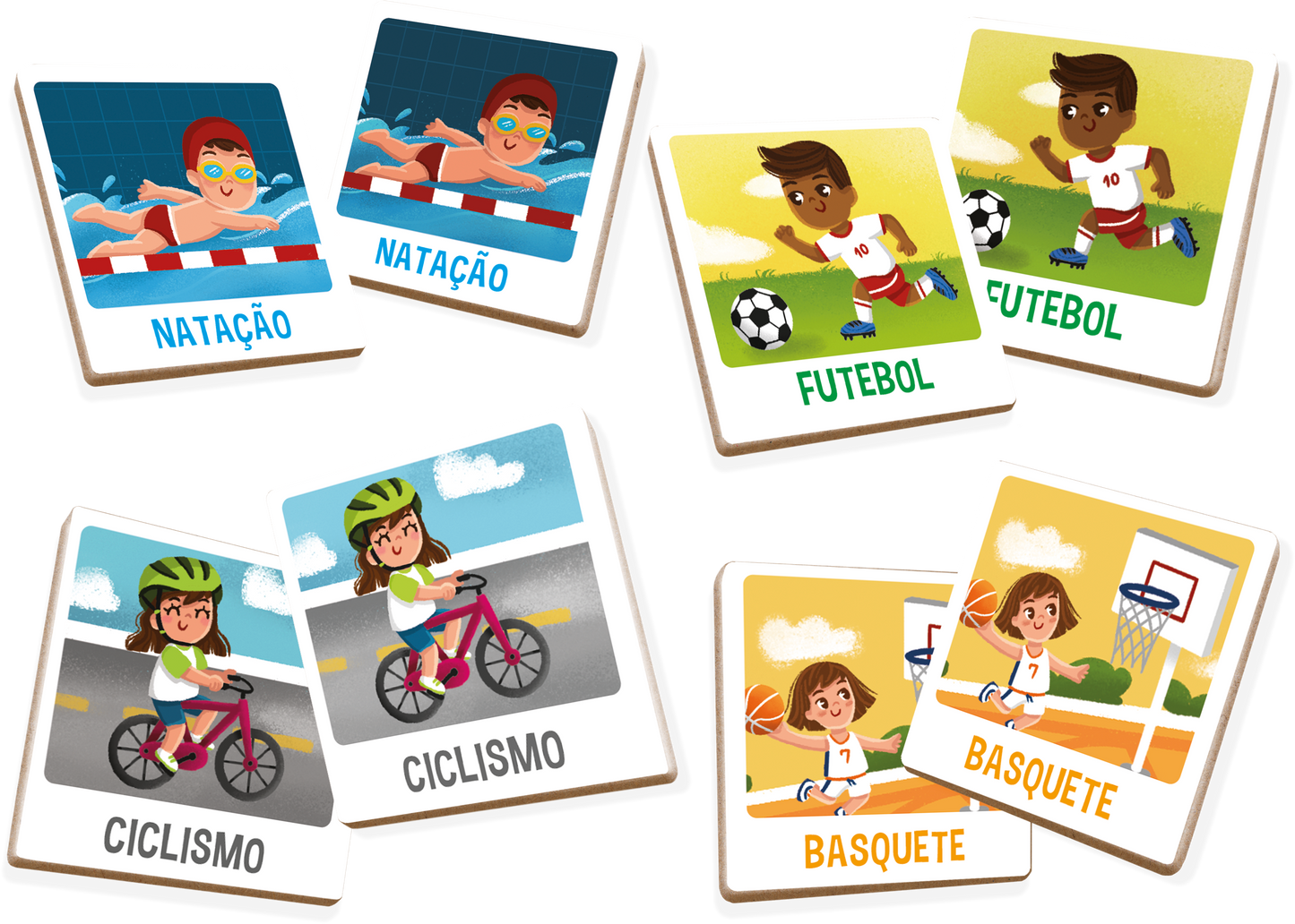 COLEÇÃO POP - JOGO DA MEMÓRIA ESPORTES