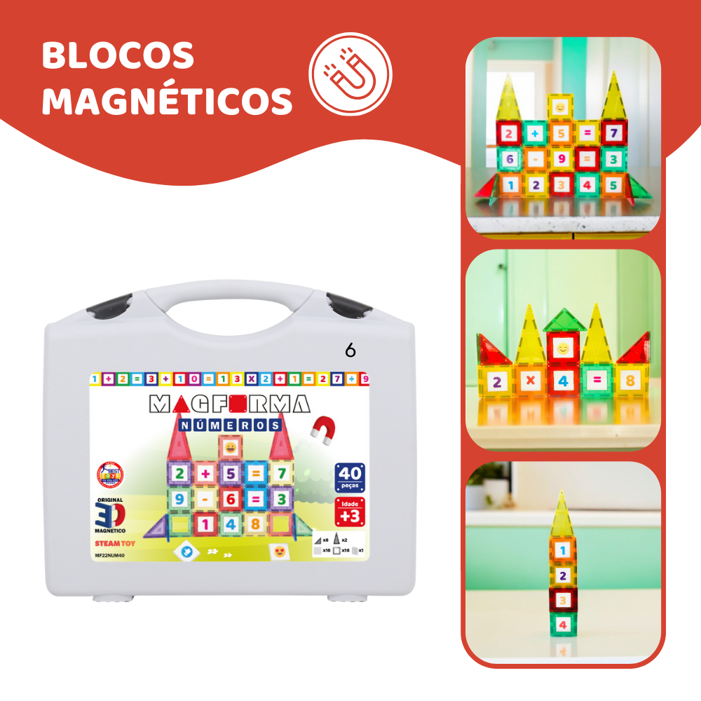 Magforma Números - 40 Peças