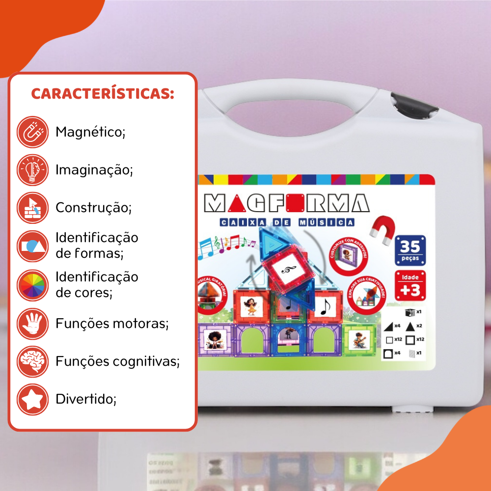MAGFORMA CAIXA DE MÚSICA