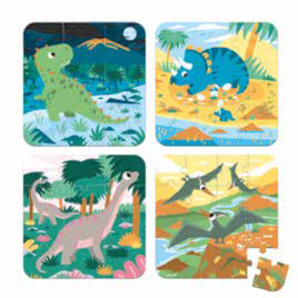 Quebra-Cabeça Progressivo Dinossauros