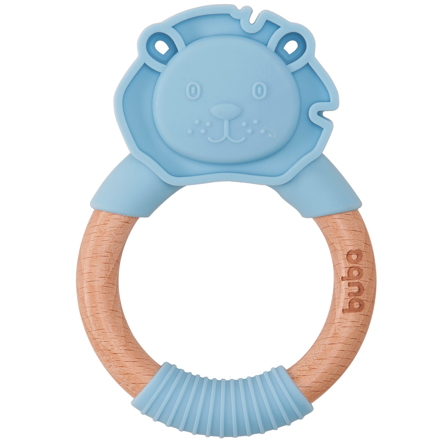 MORDEDOR LEAO EM SILICONE AZUL