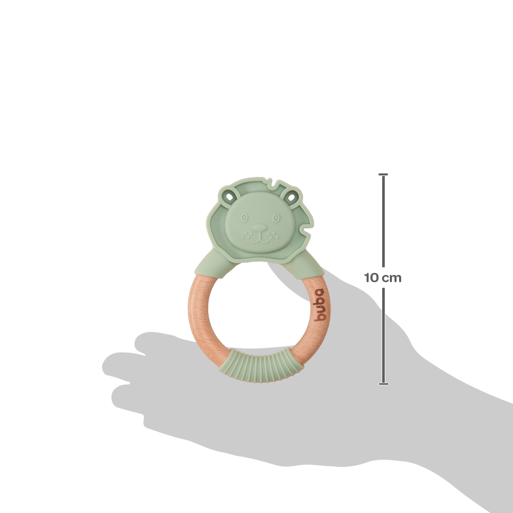 MORDEDOR LEAO EM SILICONE VERDE