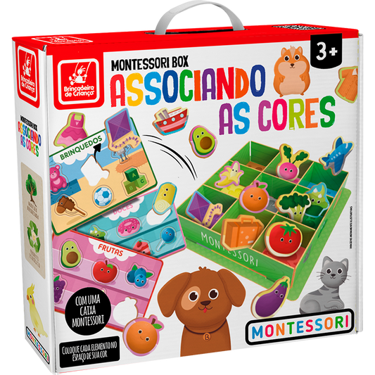 MONTESSORI BOX ASSOCIANDO AS CORES
