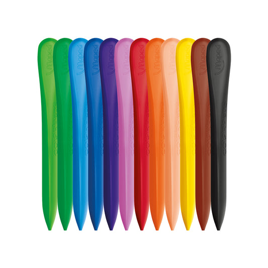 GIZ PLÁSTICO COLORPEPS PLASTICLEAN 12 CORES