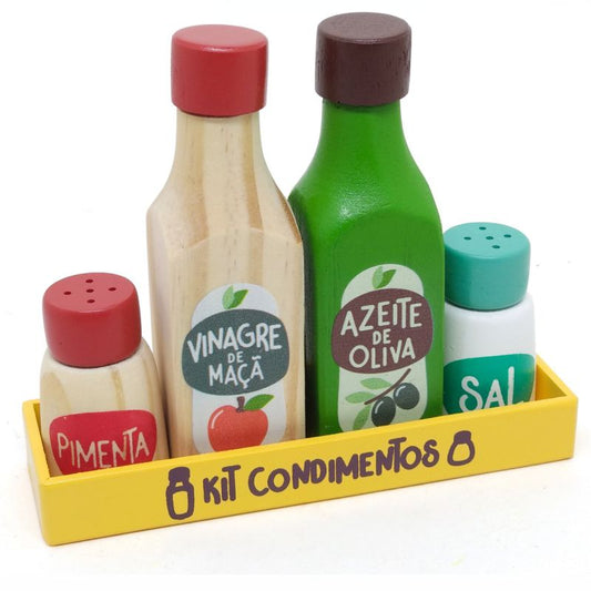 COLEÇÃO COMIDINHAS  KIT CONDIMENTOS